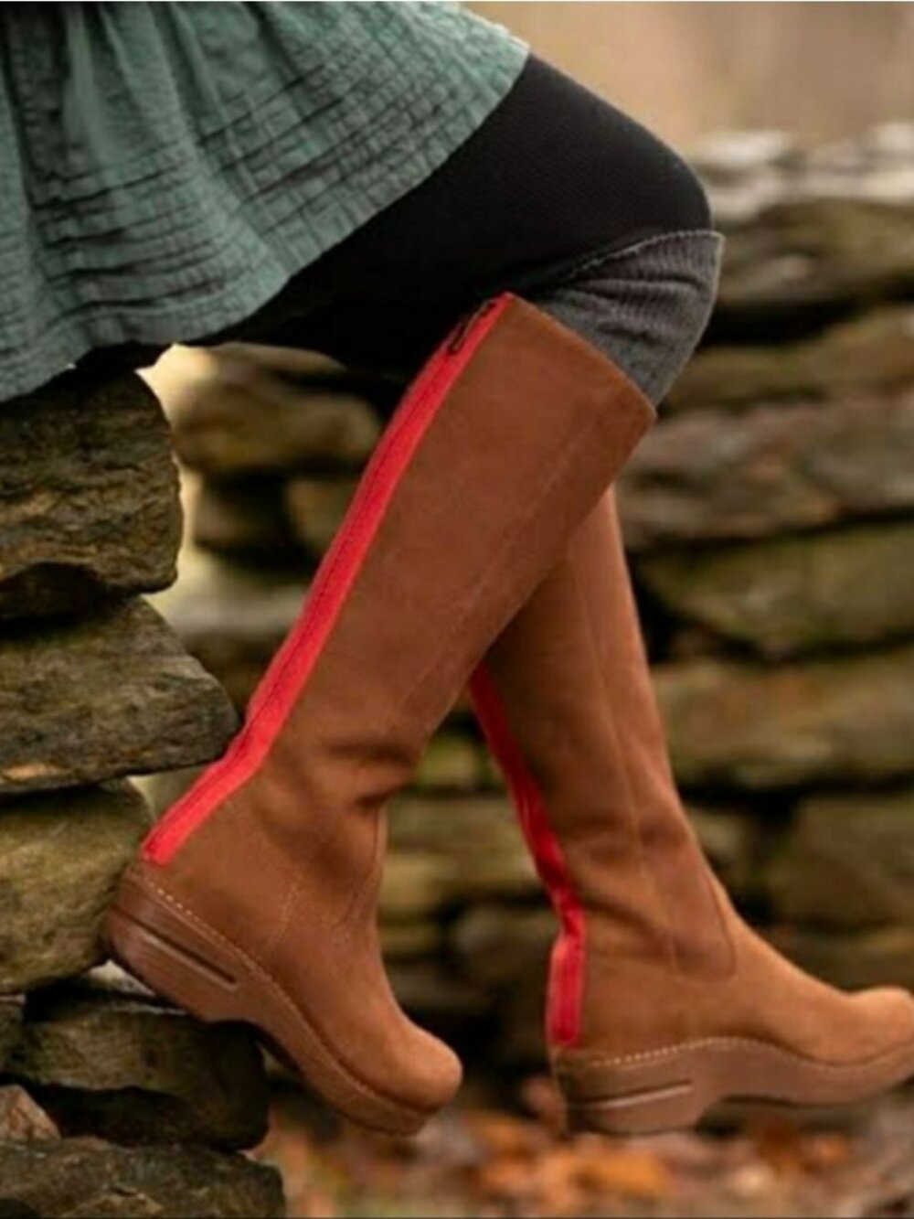 Shelbie Dansko Pro Clog Boot Equestrian Knee High Suede Women's Size 38 NEW